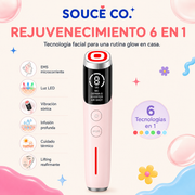 Souce® GlowLift™ - Masajeador Facial 6 en 1