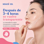 Souce® Mascarilla Hidrogel de Colágeno Glass Glow