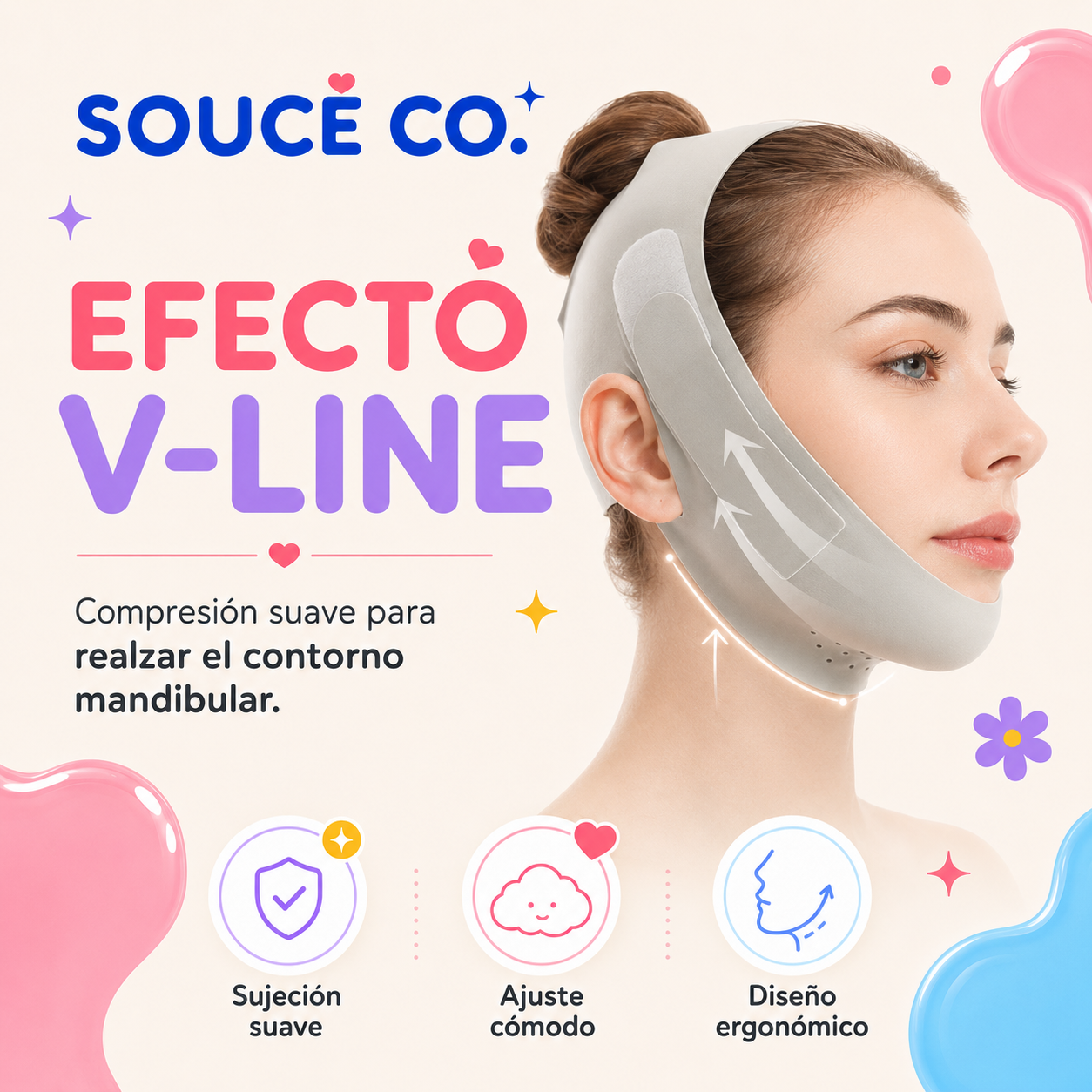 V-Lift™ - Banda Facial Moldeadora