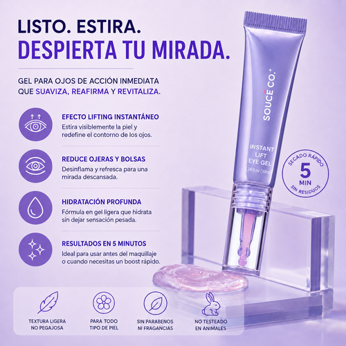 Gel contorno de ojos con efecto lifting instantáneo