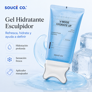 Gel hidratante escultor facial con aplicador gua sha